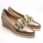 Softwaves mocassin brons metallic 7.67.55